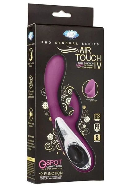 Cloud 9 - Pro Sensual Air Touch Iv G Spot Dual Function Clitoral Suction Rabbit