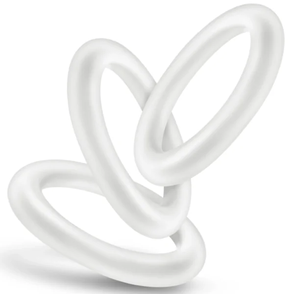 Glow in the Dark Silicone Cockring Set