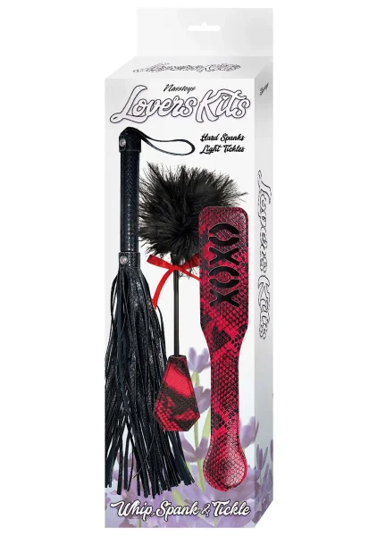 Lovers Kits Whip, Spank & Tickle Set