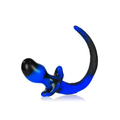Puppy Tail Buttplug Bulldog 4 5 Inch Blue Large