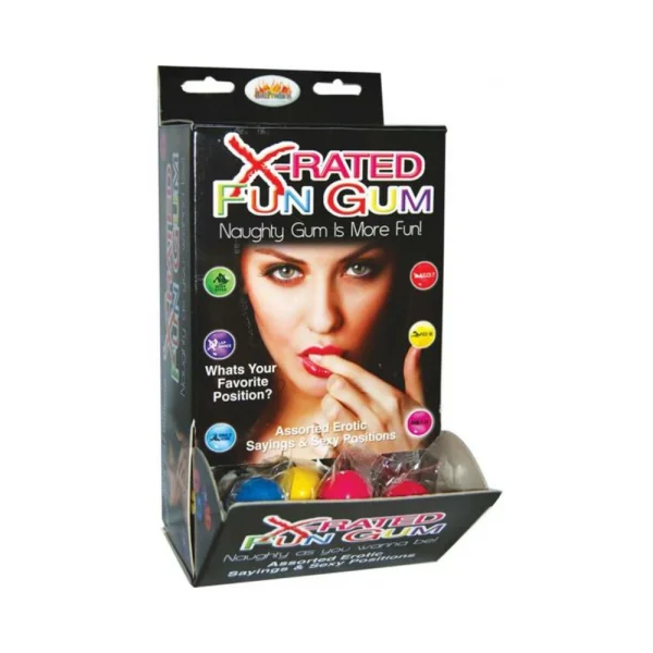 X-rated Fun Gum Wall Mount Dp (50pcs)