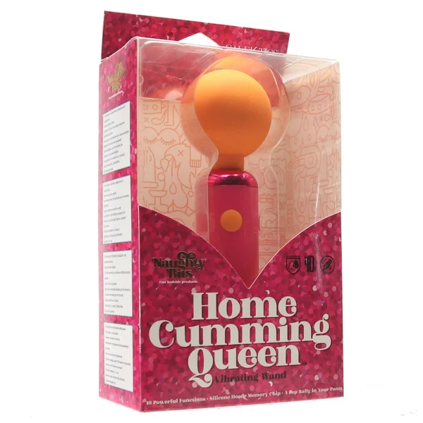Naughty Bits Home Cumming Queen Waterproof Rechargeable Wand Style Vibrator By CalExotics