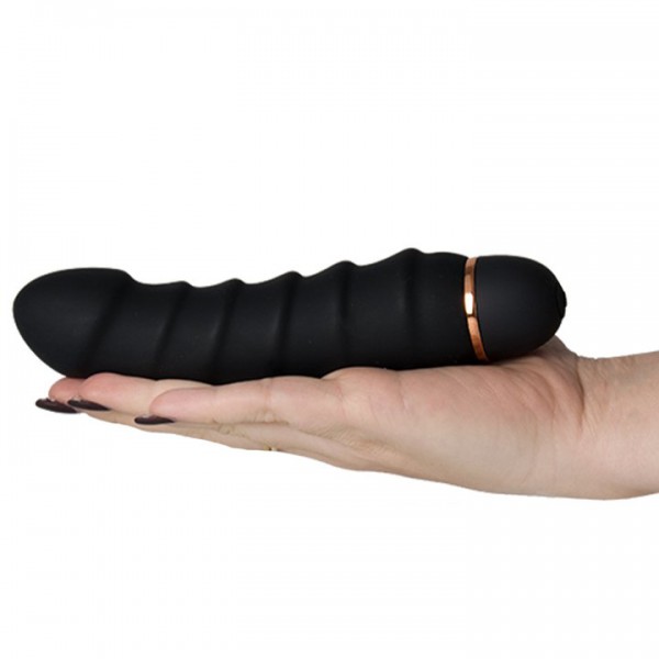 Bondara Black Silicone 20 Function Ridged Vibrator — image 4 of 4