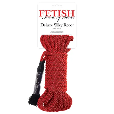 Fetish Fantasy Series Deluxe Silky Rope Red