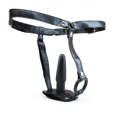 Orgasm control anal chastity belt