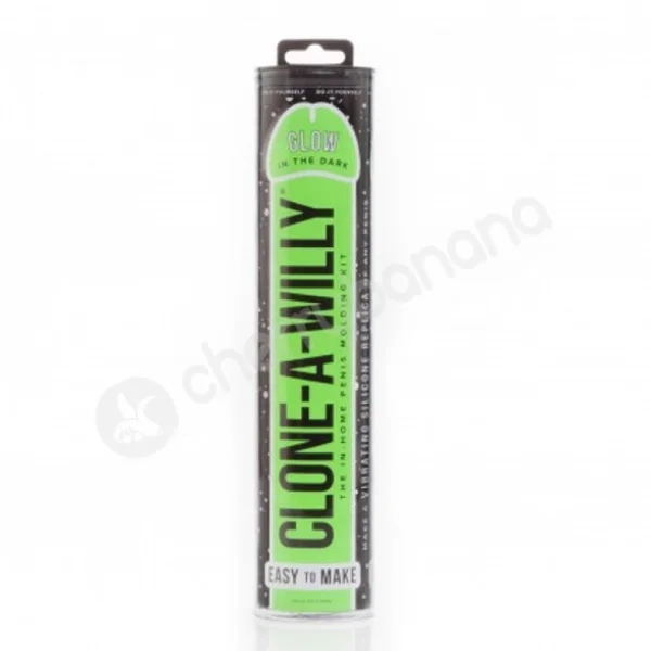 Clone-A-Willy Glow In The Dark Vibrator Moulding Kit Green