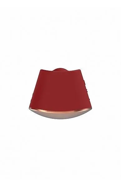 Rotating & Vibrating Clitoral Stimulator - Dazzling - Red