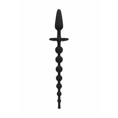 Sono No 54 Butt Plug with Anal Chain Black