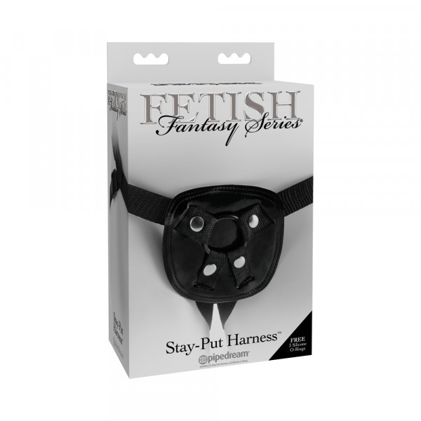 Fetish Fantasy Stay Put Harness Black O/S