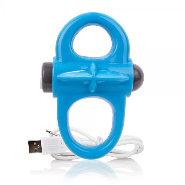 Screaming O Charged Yoga Vibrating Ring Blue — image 6 of 8