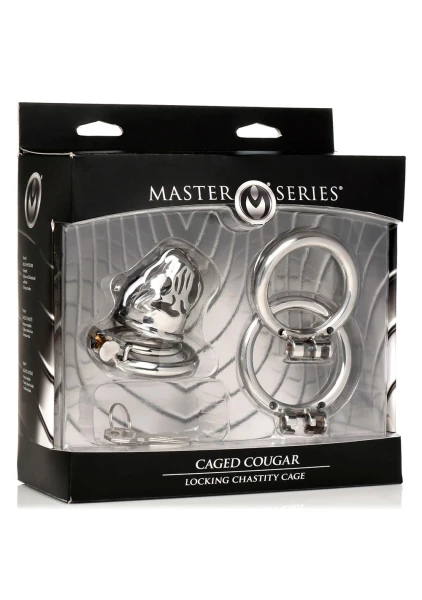 Caged Cougar Locking Chastity Cage