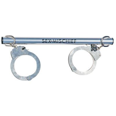 Sex and Mischief Spreader Bar with Metal Cuffs