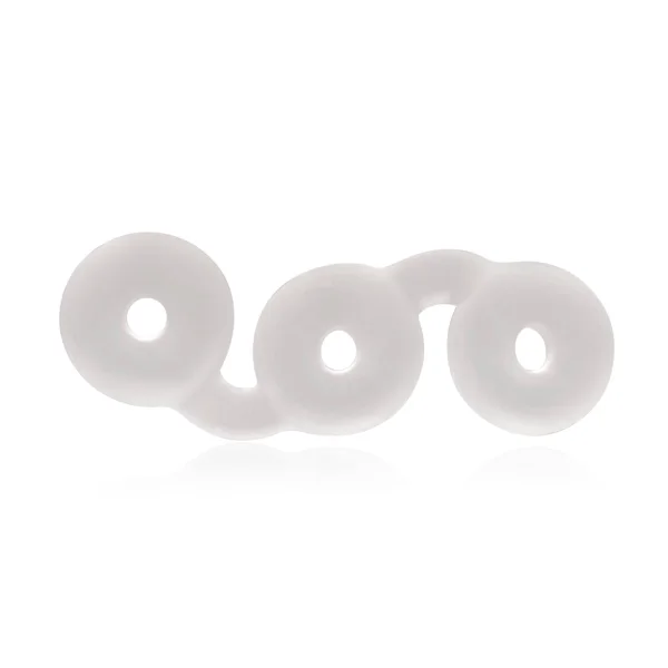 Triple Donut Ring - Clear
