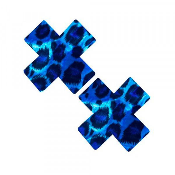 Neva Nude Pasty X Factor Crush Velvet Cheetha Blue