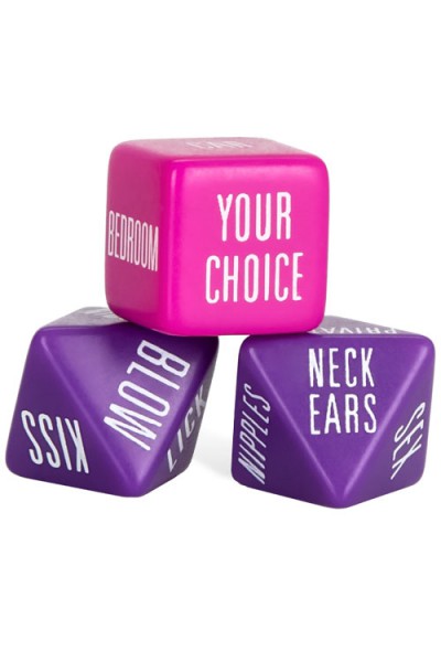 California Exotic Spicy Dice Couples Game (3 Pce)