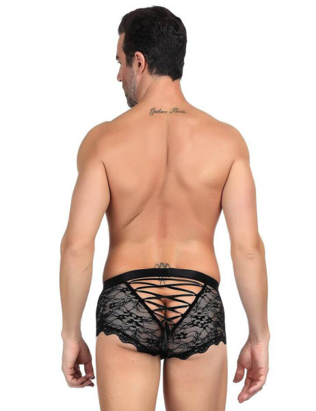 Bondara Man Black Lace Corset Boxer Briefs — image 3 of 3