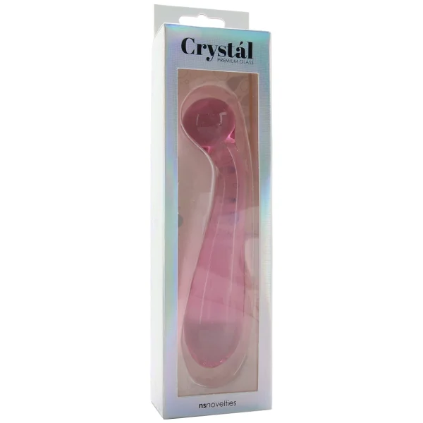 Crystal Glass G-Spot Wand by NS Novelties - Pink