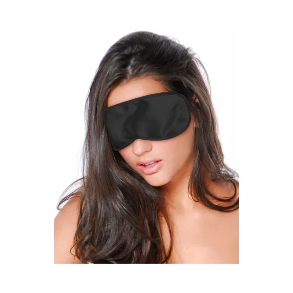 Fetish Fantasy Satin Love Mask Black O/S