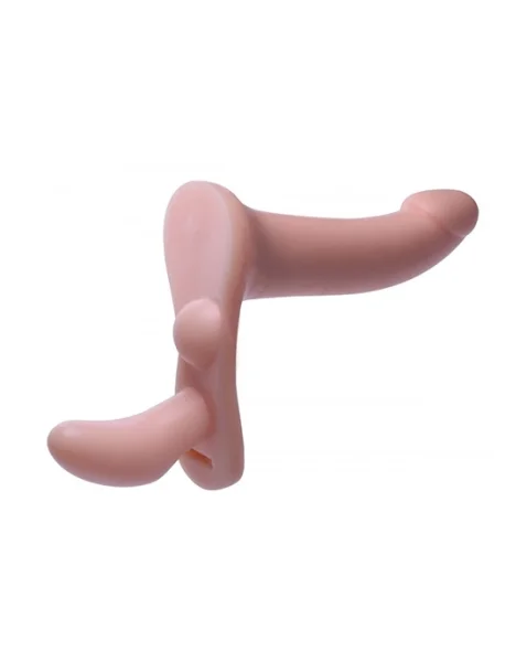 Plena II Double Penetration Adjustable Strap on Harness