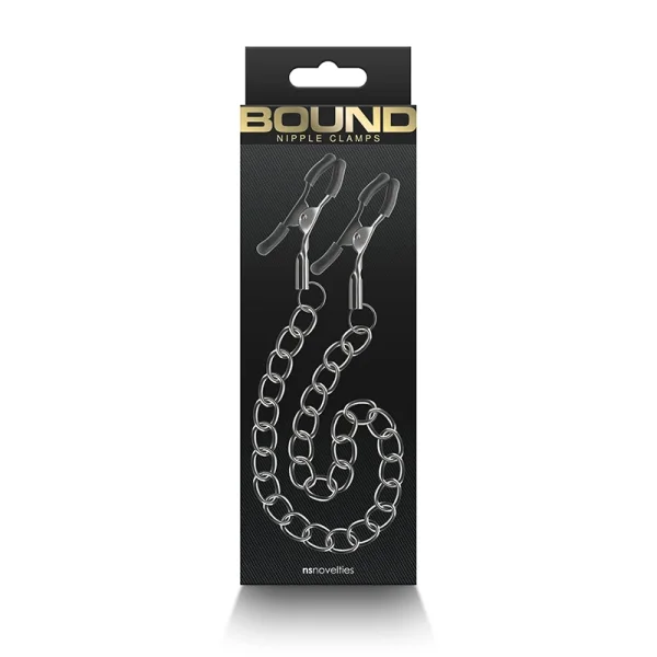 Bound Adjustable DC2 Nipple Clamps by NS Novelties - Rose Gold
