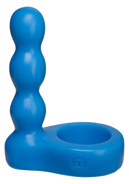 Platinum Silicone - The Double Dip 2 Double Penetration Cock Ring - Black
