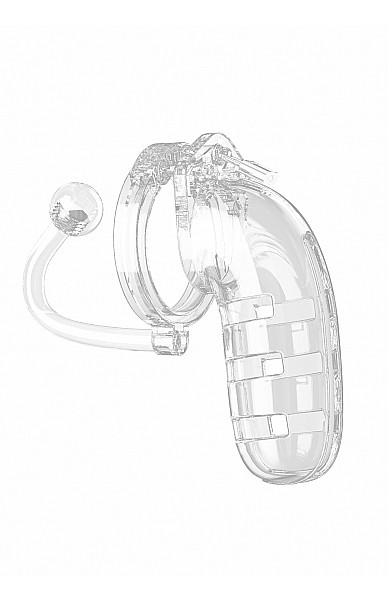 5.5" Chastity Cage + Plug