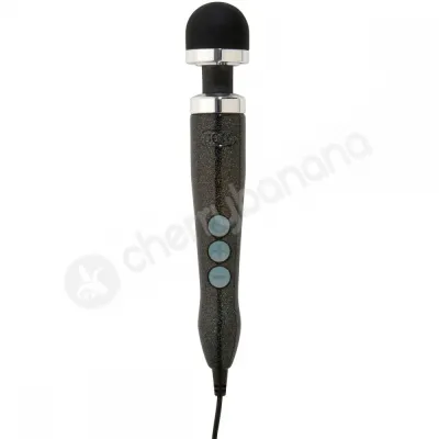 Doxy Number 3 Disco Black Die Cast Vibrating Massager Wand