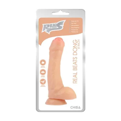 Uncut Suction Base Dildo