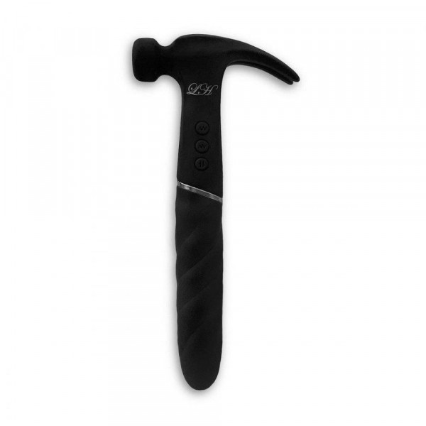 Love Hamma Straight Multi-Function Vibrator - Black