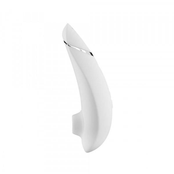 Womanizer Premium White/Chrome Air Suction Clit Stimulator