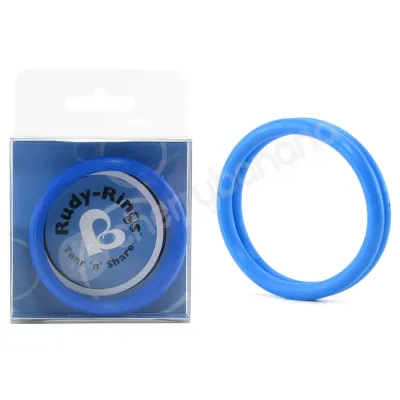 Rudy rings Blue Cock Rings 2 Pack