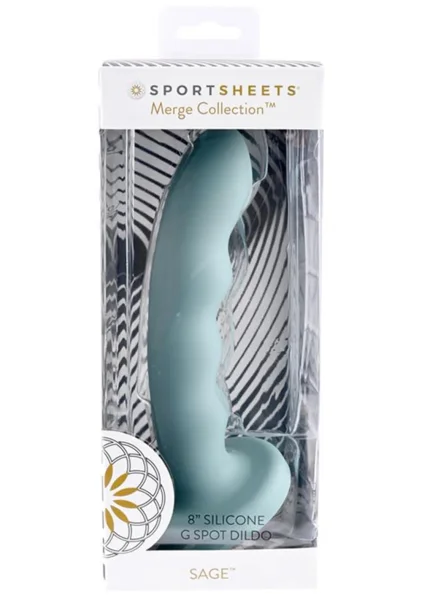 Sportsheets Sage 8” Silicone Dildo Green