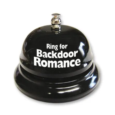 Table Bell Ring For Backdoor Romance Black