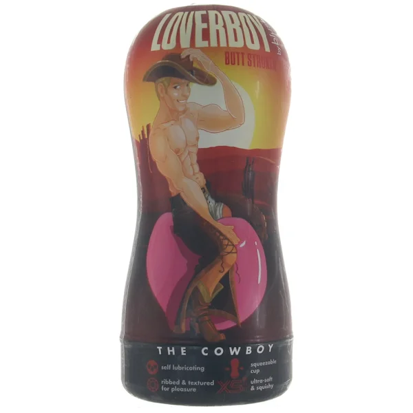 Loverboy The Cowboy Self Lubricating Anal Penis Stroker By Blush - Vanilla