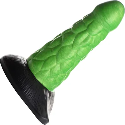 Radioactive Reptile Thick Scaly 7 5 Silicone Dildo By Creature Cocks