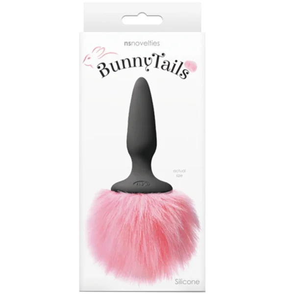 Plush Bunny Tail Silicone Butt Plug