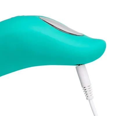 Cloud 9 Novelties Swirl Touch Dual Function Swirling and Vibrating Stimulator Teal