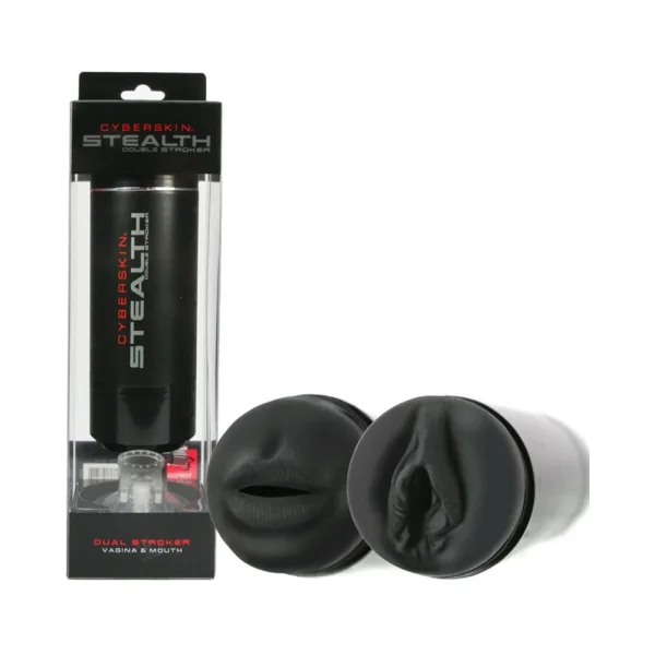 Cyberskin Stealth Dual Stroker Mouth&ass — image 11 of 16