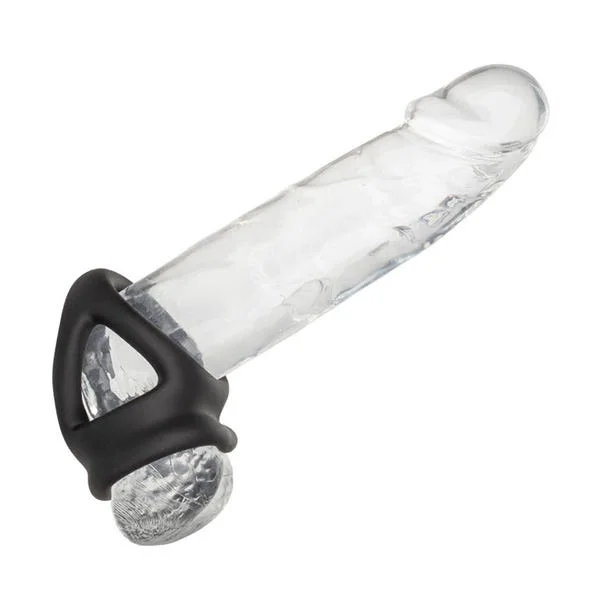 CalExotics Alpha Liquid Silicone Dual Cage & Cock Ring