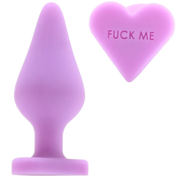 Naughtier Candy Hearts - Fuck Me - Purple