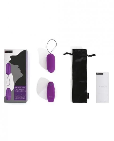 Bnaughty Classic Unleashed Bullet Vibrator Purple