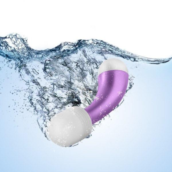 Noje W3 Mini Wand Style Vibrator by Blush Novelties — image 5 of 6