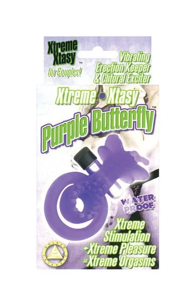 Xtreme Xtasy Butterfly Couples Ring - Purple — image 4 of 4