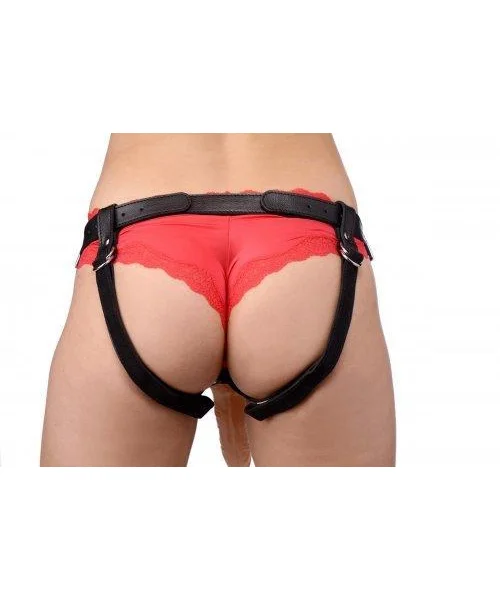 Dominance Leather Strap On Harness — image 5 of 6
