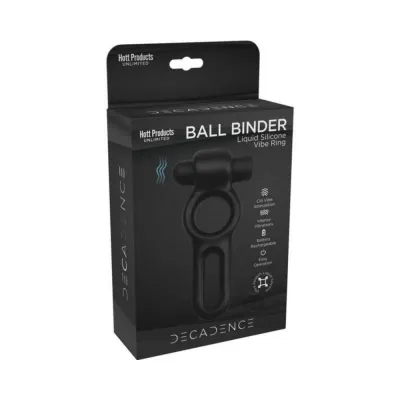 Bullets Discreet Decadence Ball Binder Cock ball Ring With Power Bullet