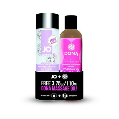Jo Agape Original Water Based Lubricant 4oz Dona Flirty Massage Oil 3 75oz