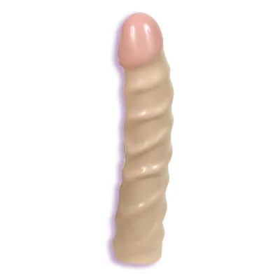 Vac U Lock 8 inch Raging Hard on Realistic Dong White