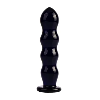 Lucent Razz Glass Butt Plug