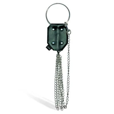 Sex Mischief Vegan Leather Leash with 44 Metal Chain