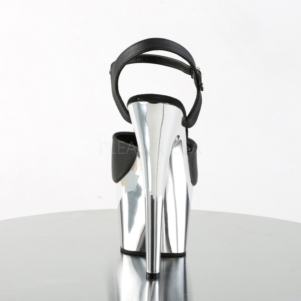 7 inch Stiletto Heel Ankle Strap PF Sandal — image 4 of 8
